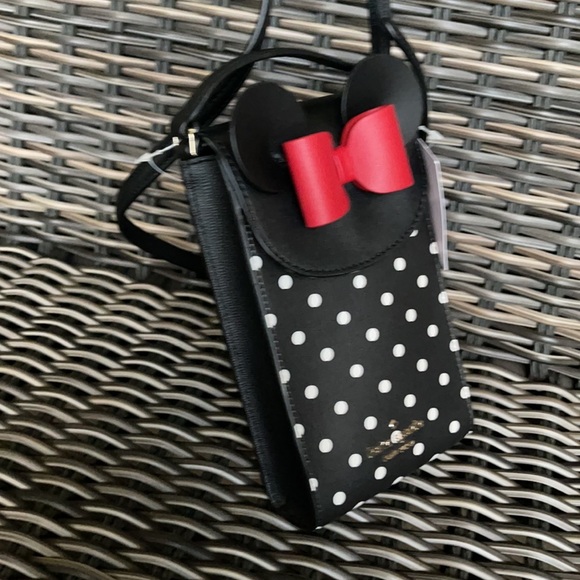 disney x kate spade new york minnie mouse north south flap phone crossbody - Picture 15 of 16